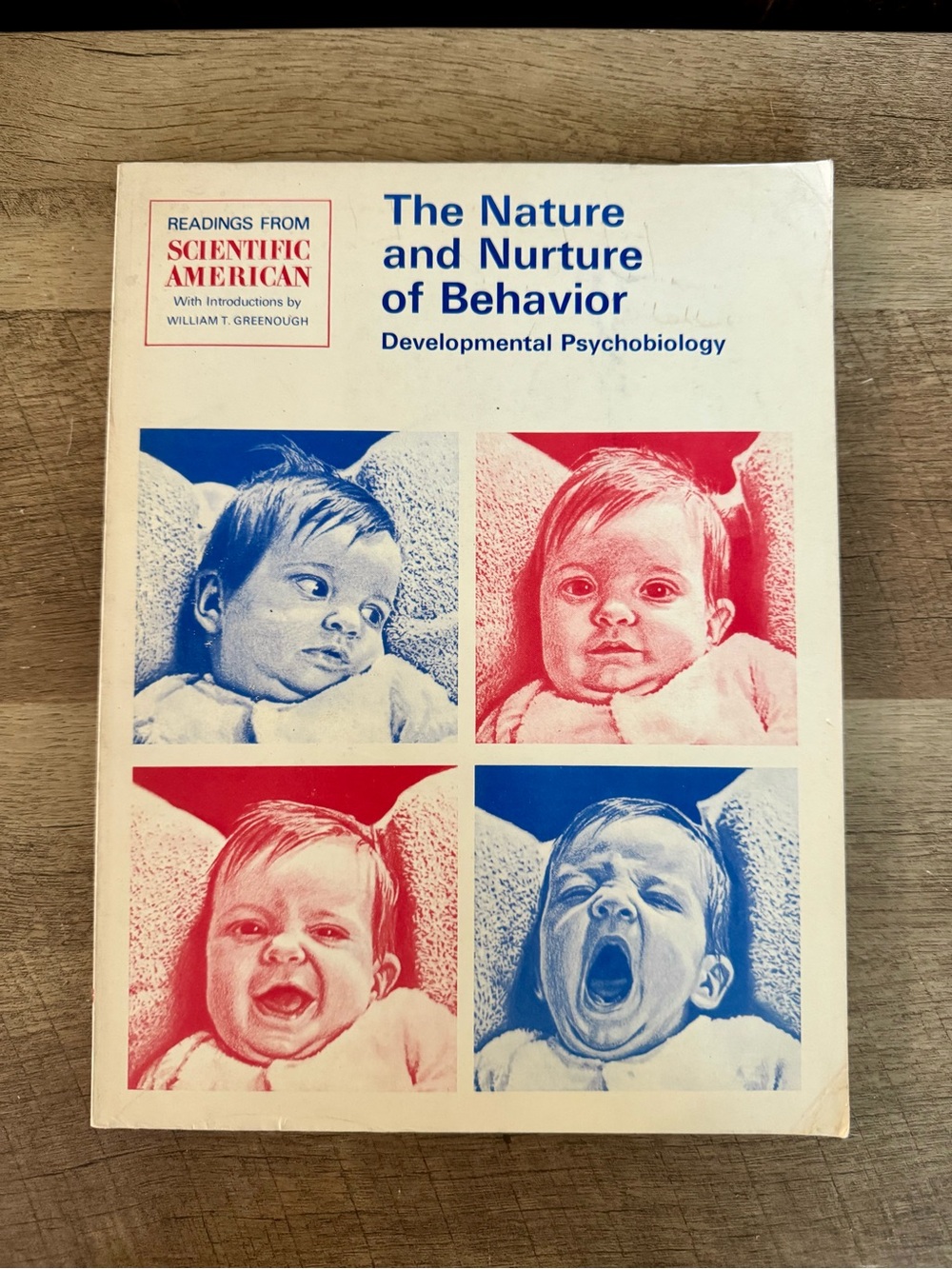 1973 book The Nature and Nurture of Behavior: Developmental Psychobiology